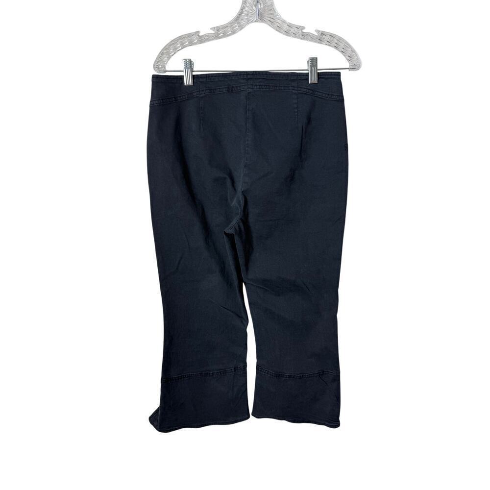 Anthropologie Pilcro Black Noir Stretch Cropped Pants Size Small - Picture 2 of 5